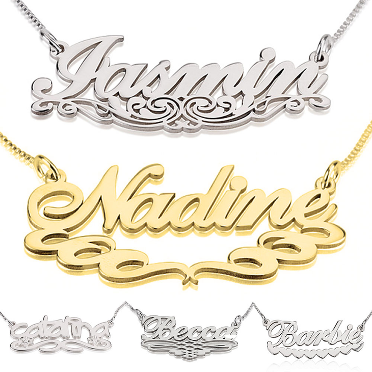 Underlined Unique Name Necklace