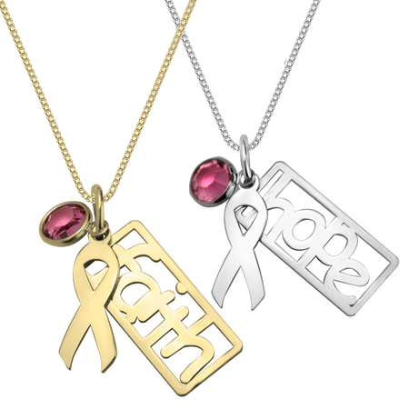 Inspiration Message Necklace with Charms