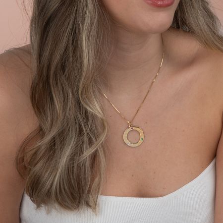 Family Birthstone Necklace