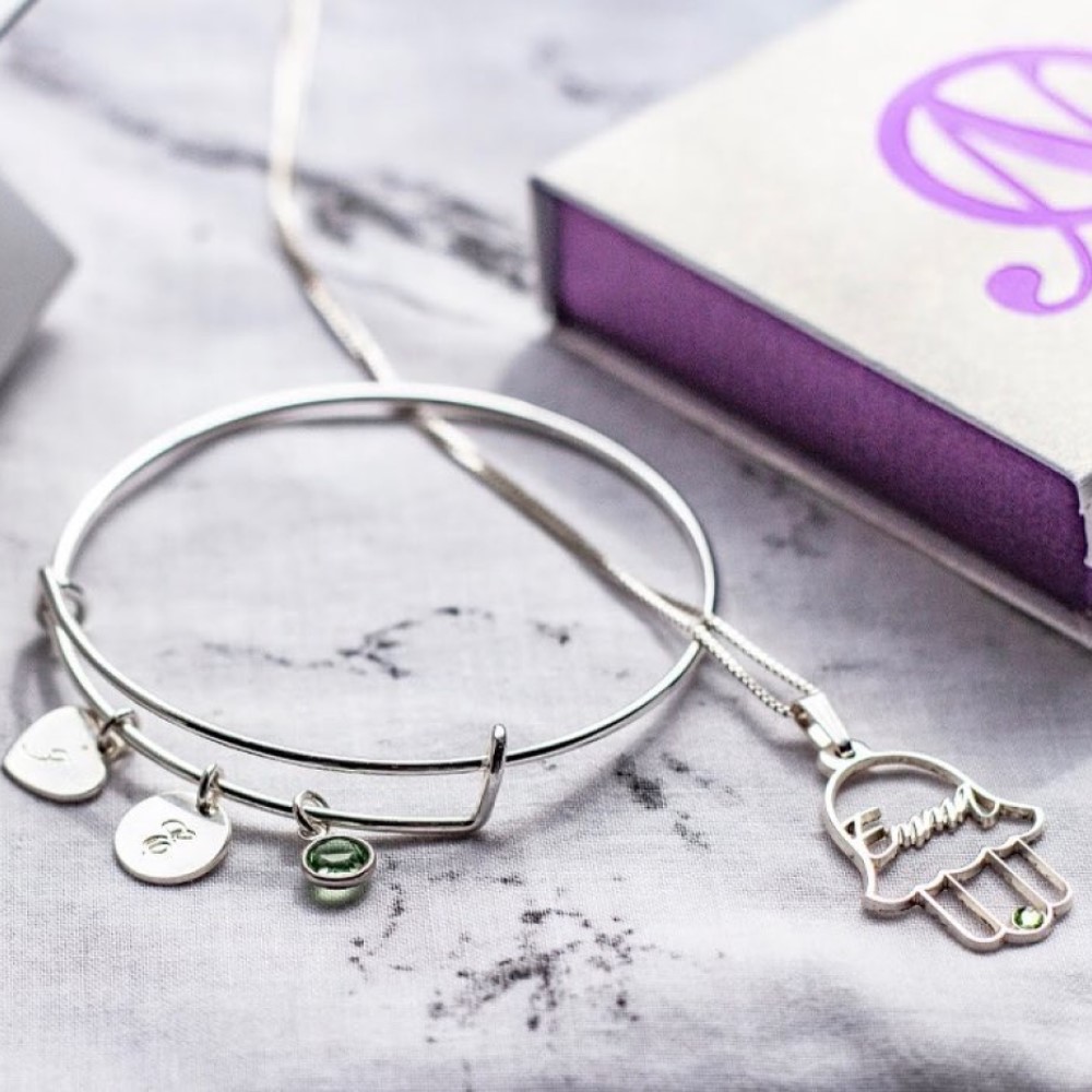 Collar Hamsa Personalizado con Swarovski