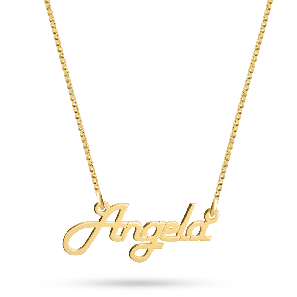 Retro Name Necklace