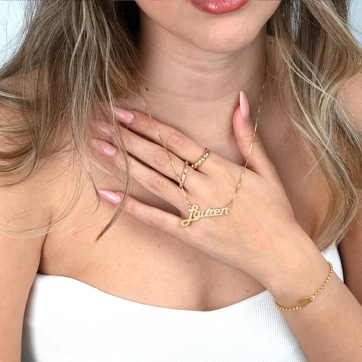 Collar con Nombre Retro - Picture 3