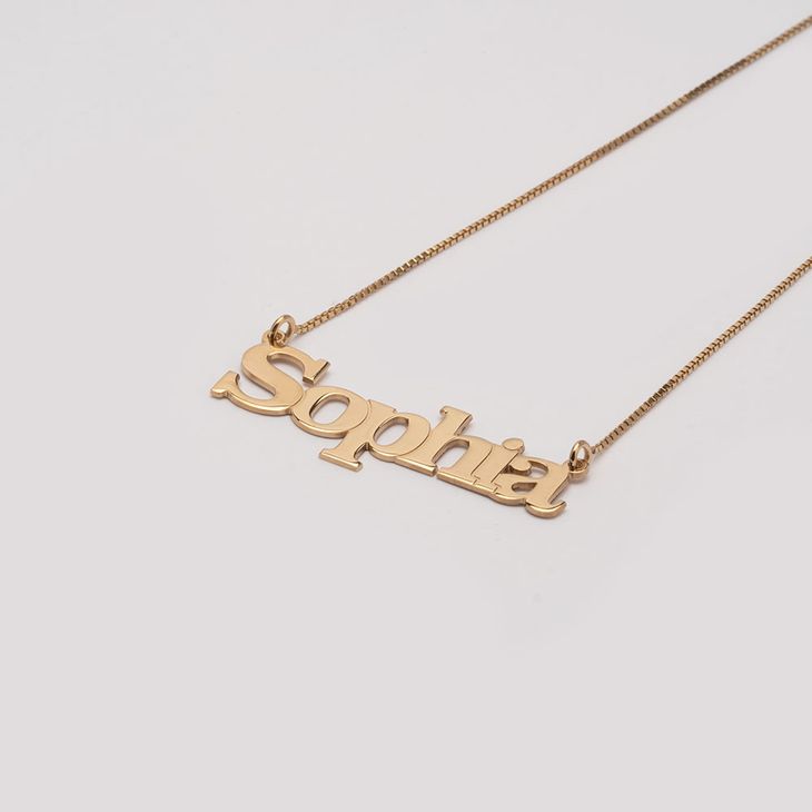 Cartoon Style Name Necklace - Picture 2