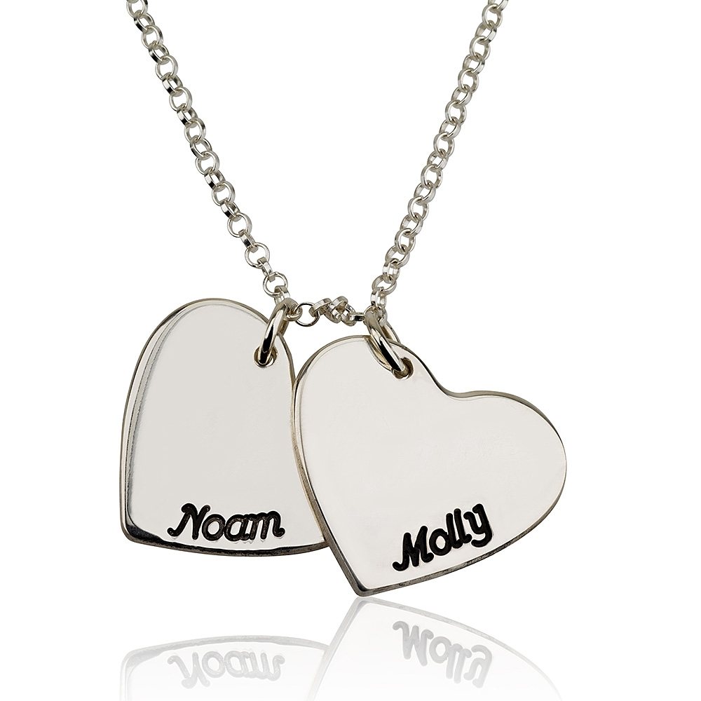 Collar de Dos Corazones