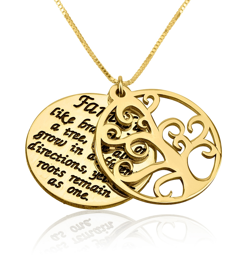 Collar de Dije de Árbol de la Vida