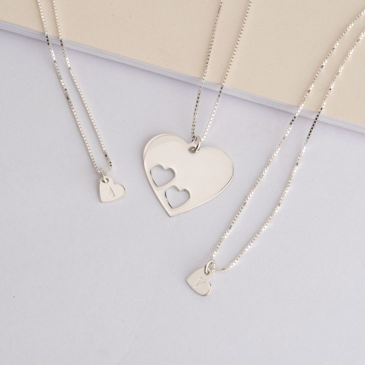 Conjunto de Collar de Corazón - Madre e Hija information