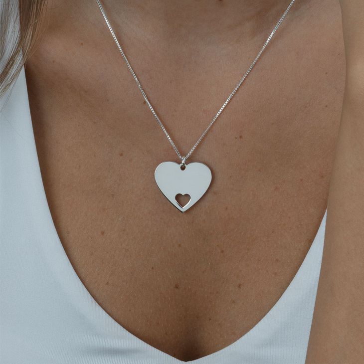 Conjunto de Collar de Corazón - Madre e Hija information