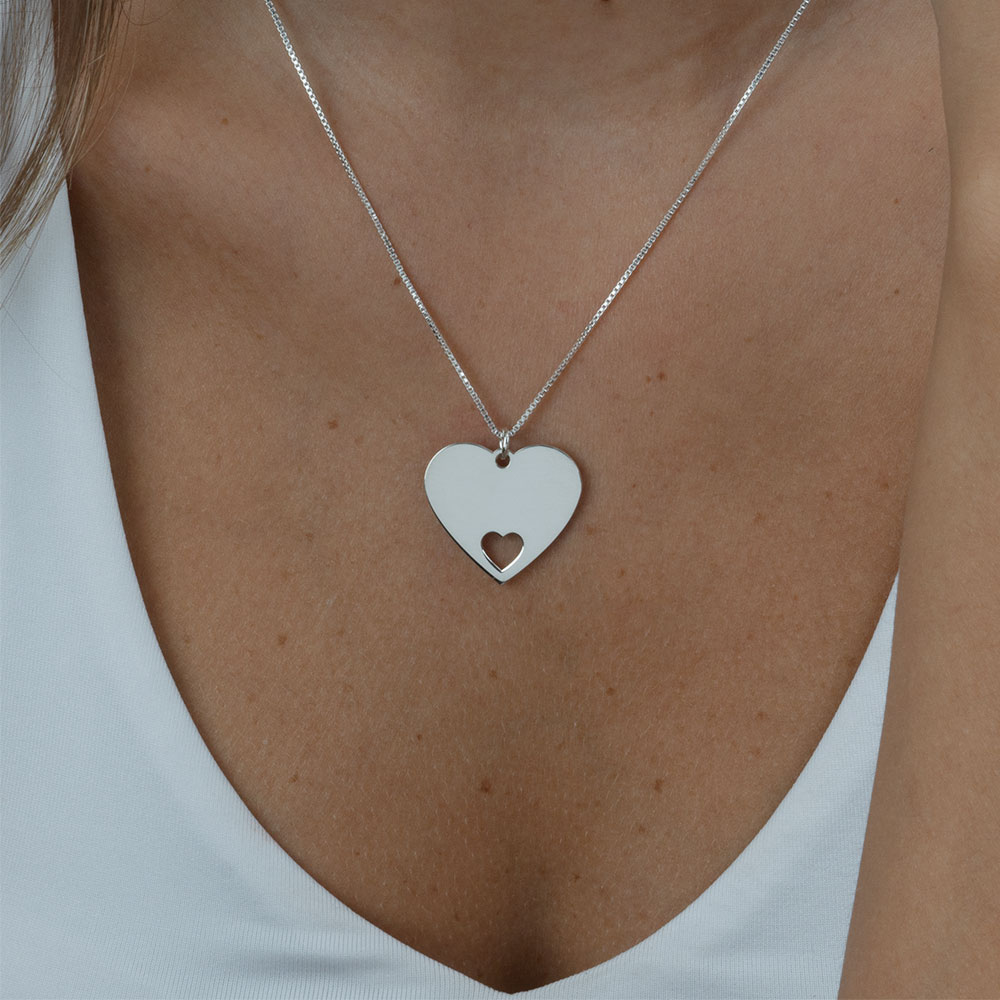 Conjunto de Collar de Corazón - Madre e Hija