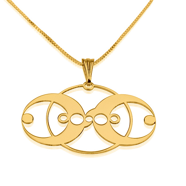 Collar de Círculos Cortados