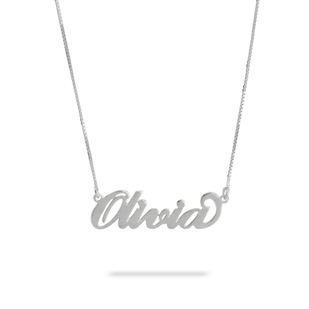 Collar con Nombre Carrie Cepillado