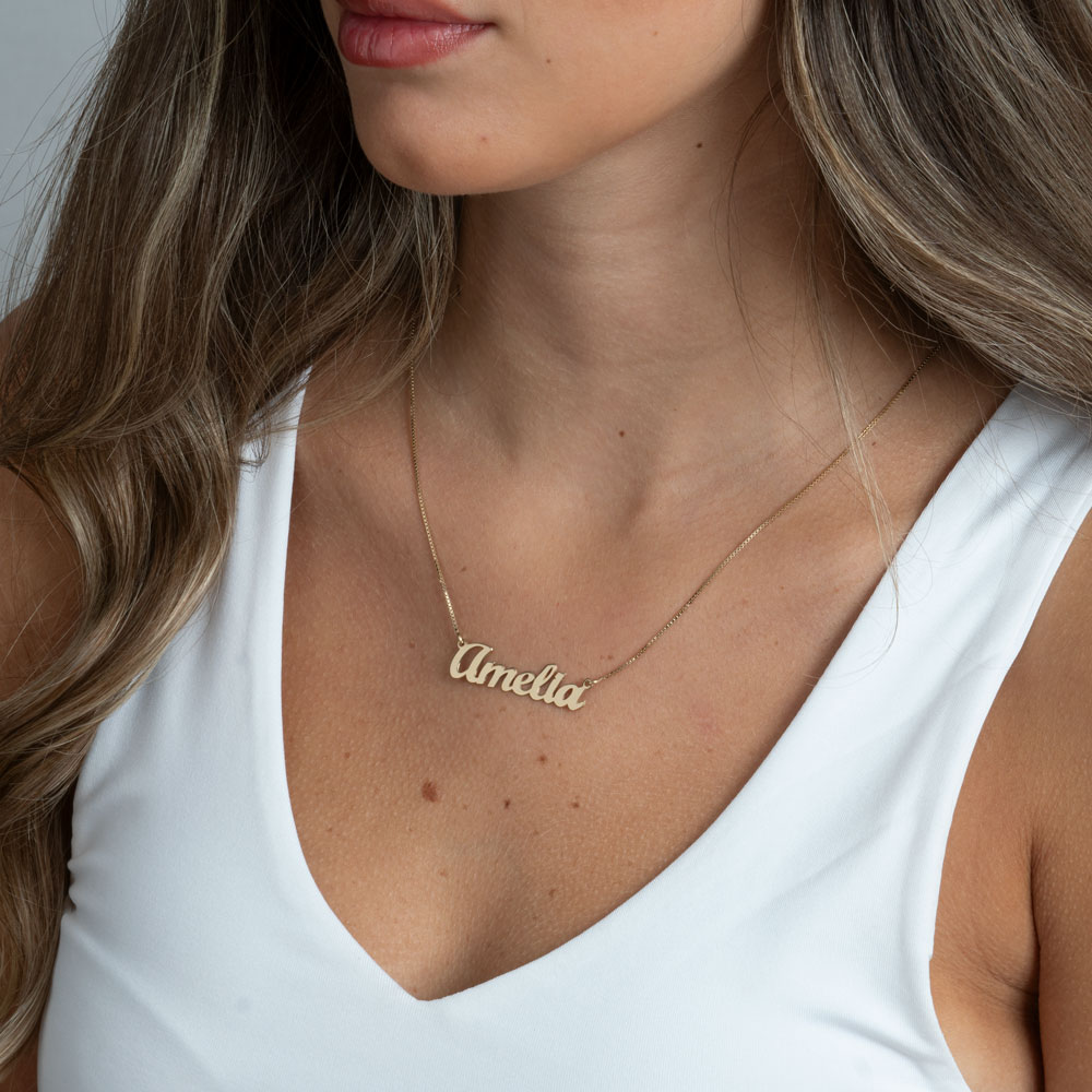 Contemporary Name Necklace