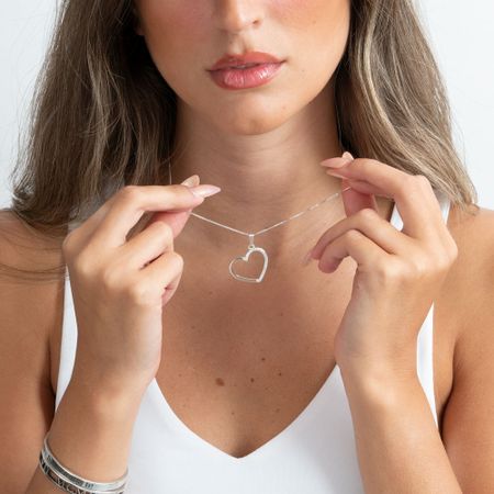 Sparked Heart Necklace