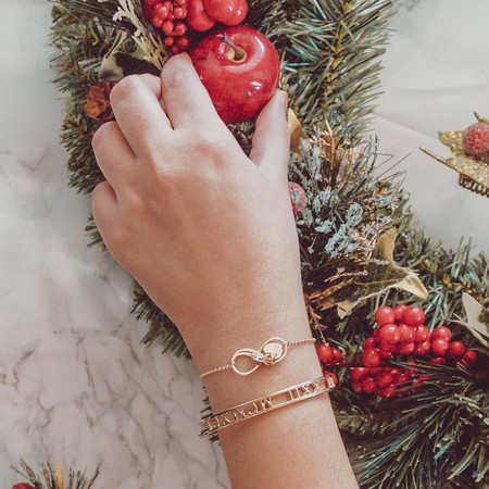 Roman Numeral Bangle for Women