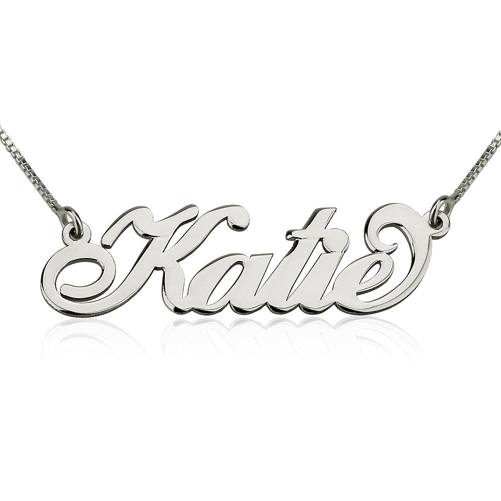 Collier Prénom Carrie en Argent