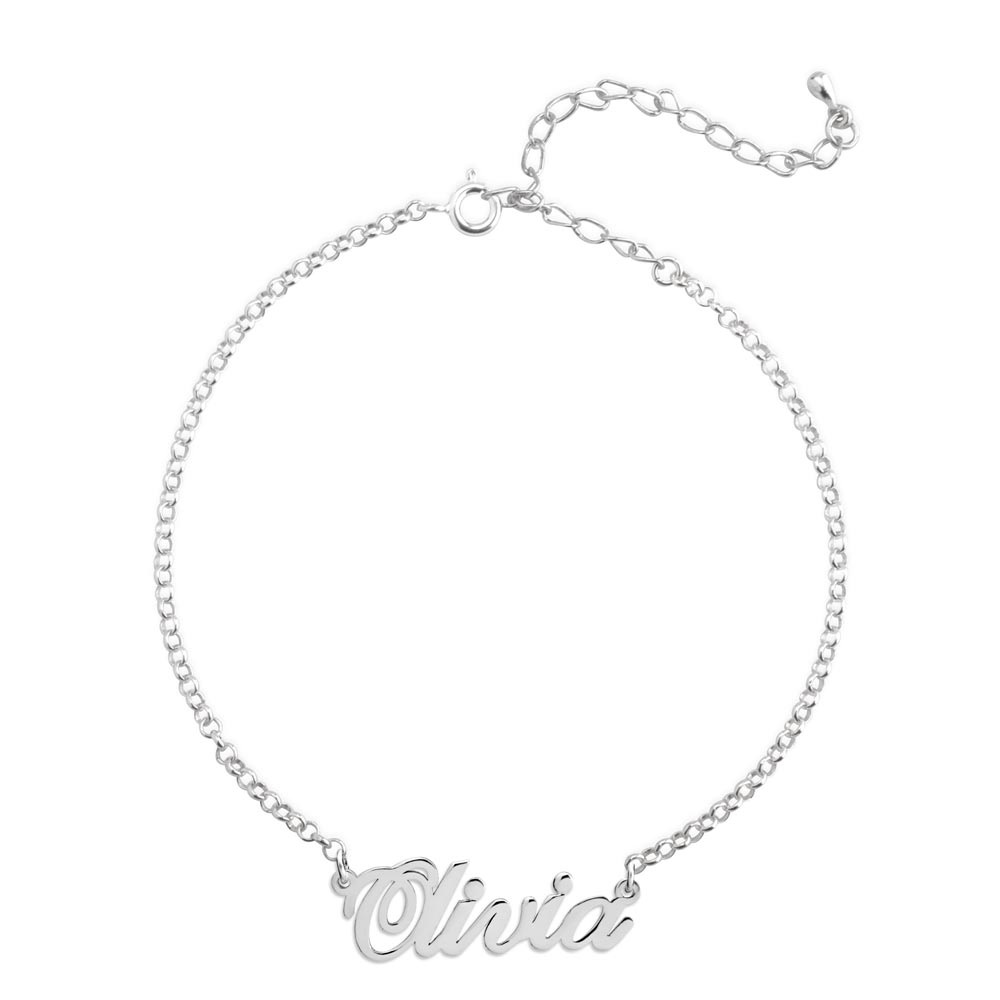 Pulsera Para Pies Con Nombre