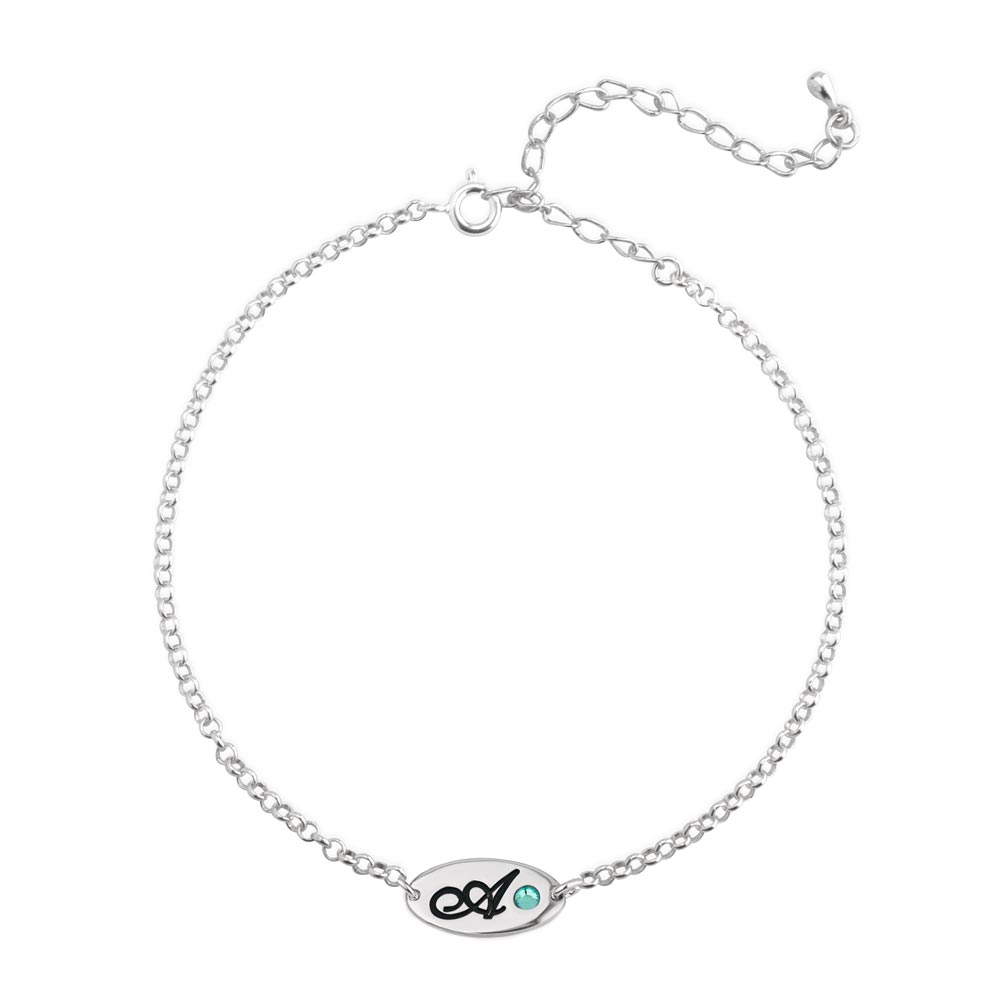Pulsera para Pies con Inicial Personalizada