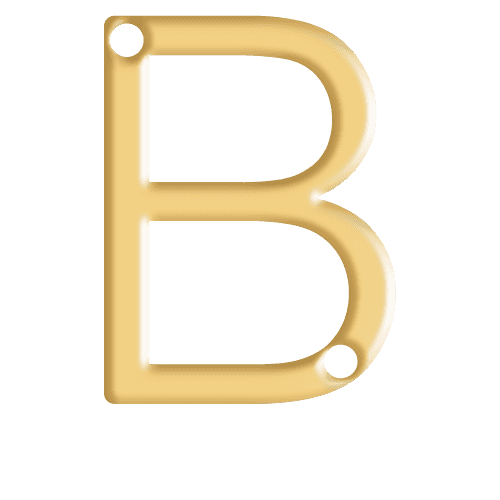 B Initial Pendant