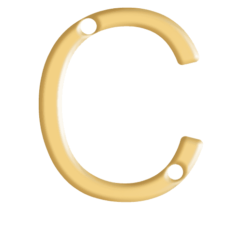 C Initial Pendant