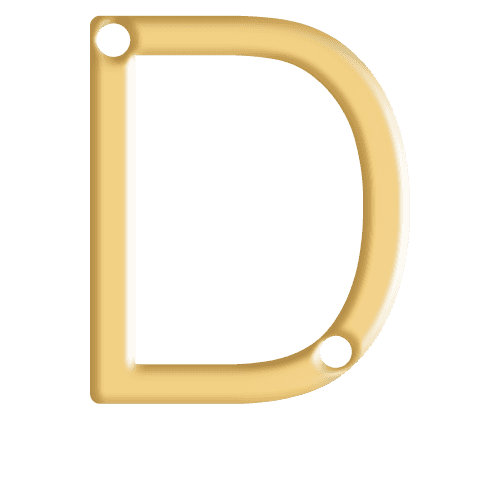D Initial Pendant