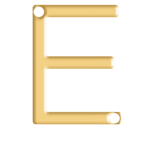 E Initial Pendant