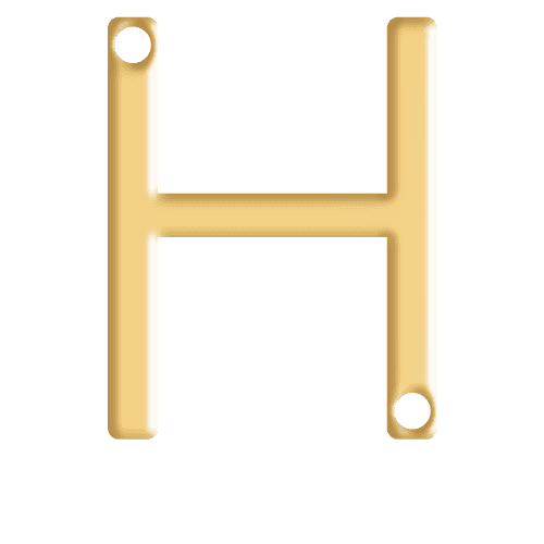 H Initial Pendant