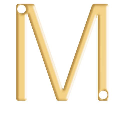 M Initial Pendant