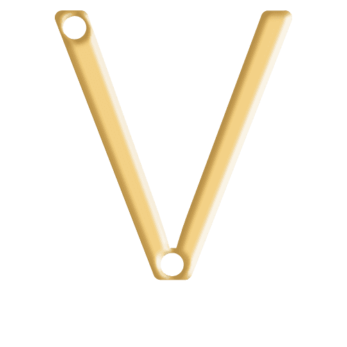 V Initial Pendant