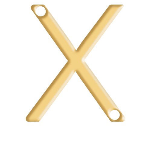 X Initial Pendant