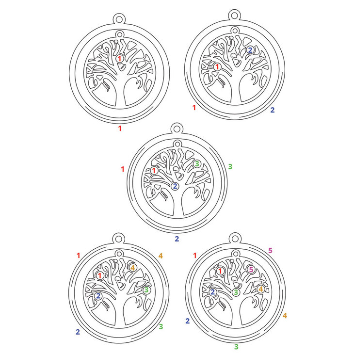 Collar de Ábol Familiar con Piedras information