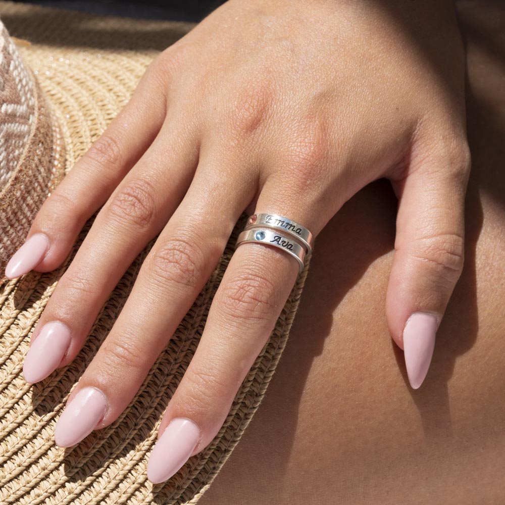 Anillos Con Nombres De Hijos