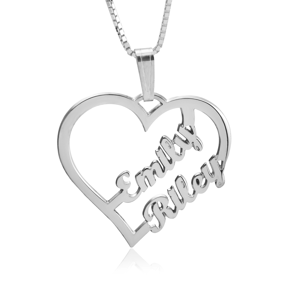 Collar De Corazón Para Pareja