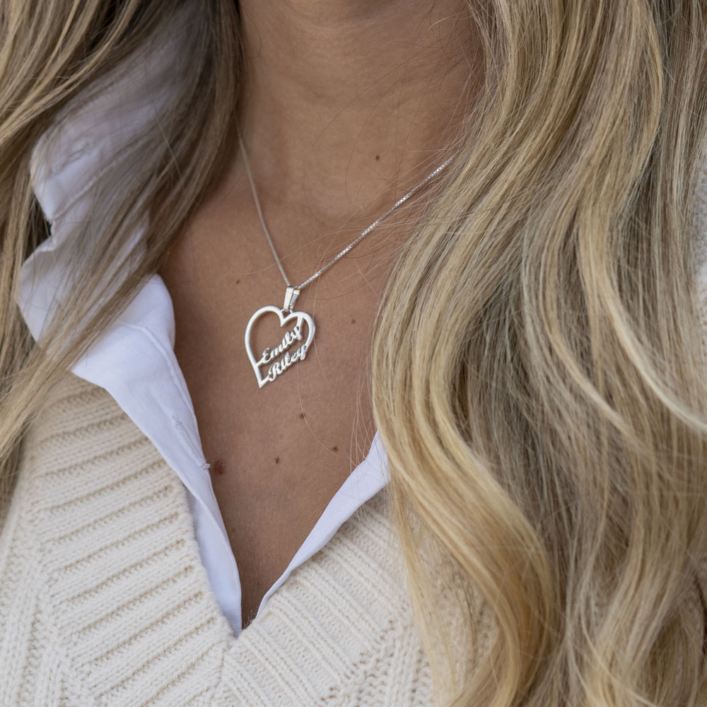 Collar De Corazón Para Pareja