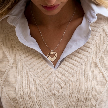 Engraved Heart Necklace