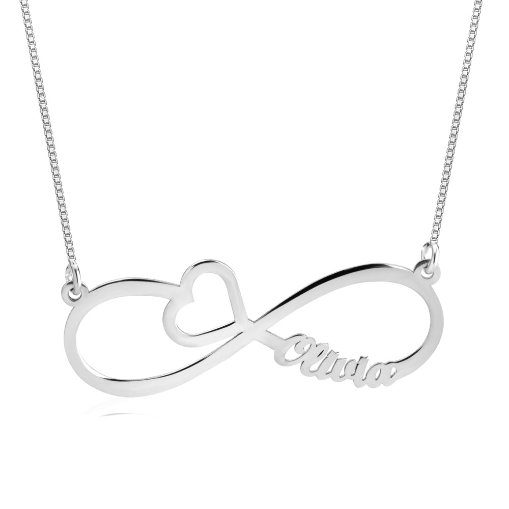 Collar Infinito con Corazón