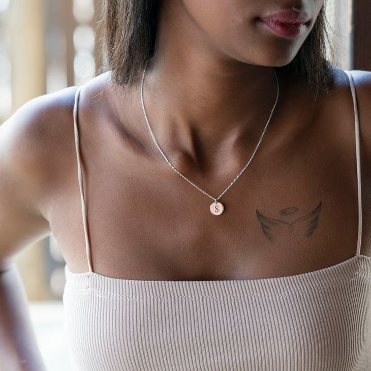 Letter Pendant Necklace - Picture 3