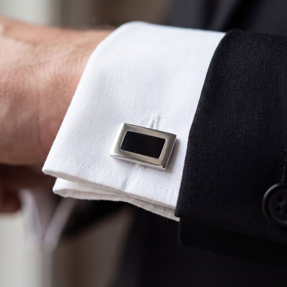 Black Cufflinks for Men