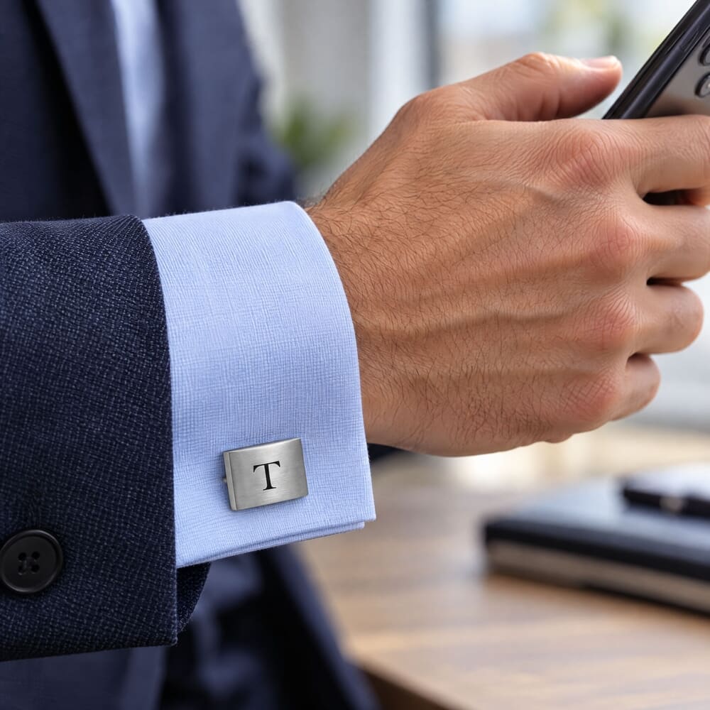 Personalized Matte Cufflinks