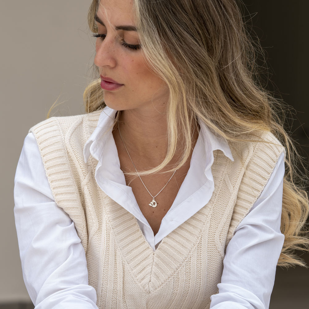 Collar de Letra Hebrea