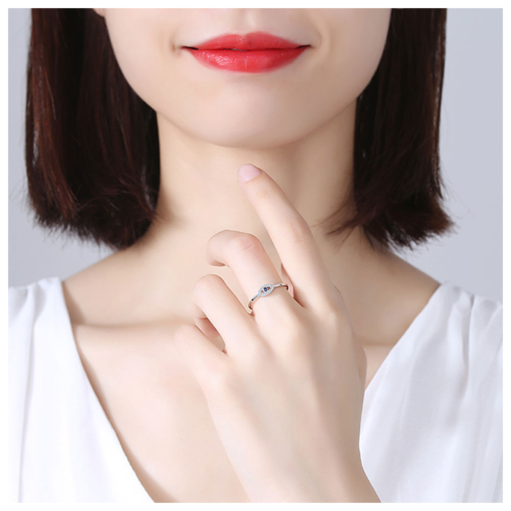 Anillo de Mal de Ojo Turquesa