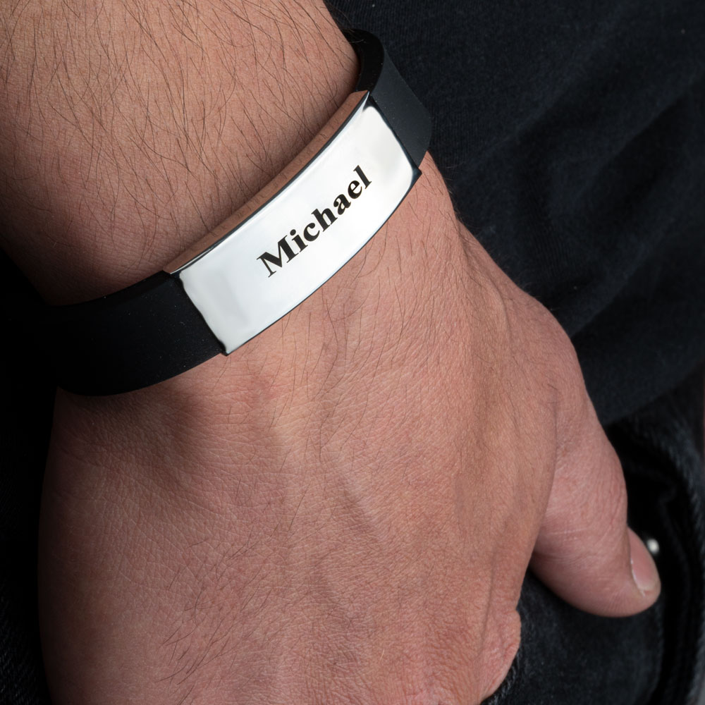 Pulsera de Silicona Gruesa para Hombre