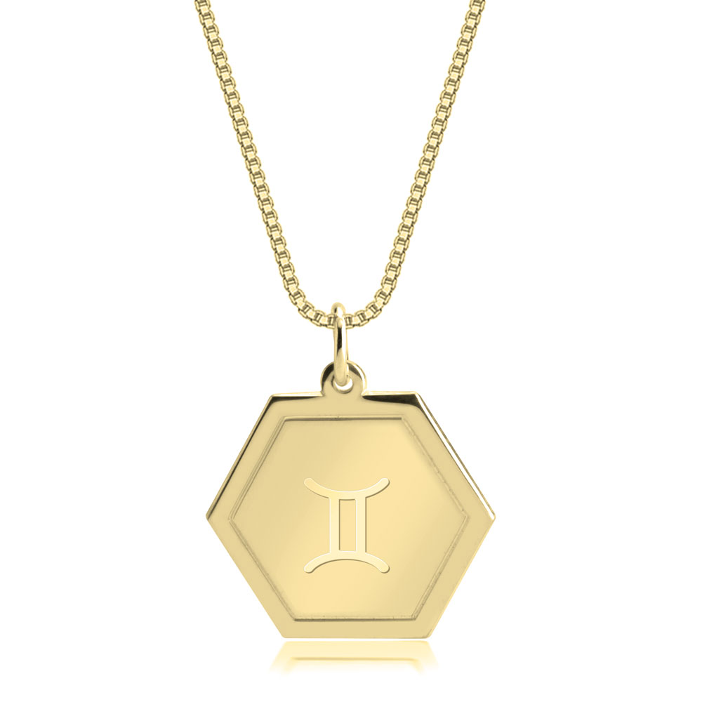Collar Zodiacal Hexagonal