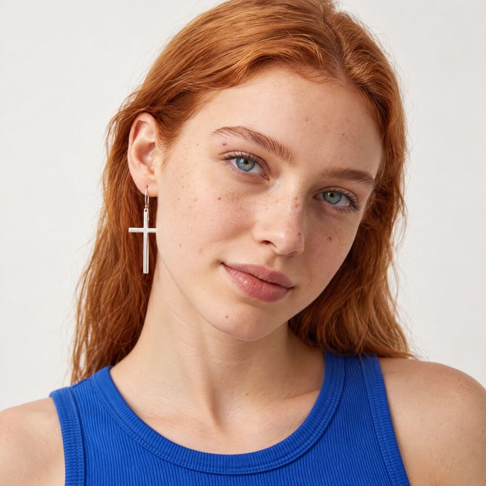 Aretes de Cruz Grande 