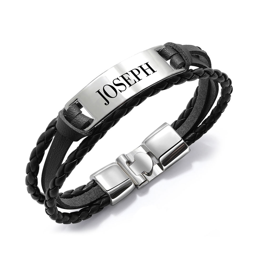 Pulsera de Cuero Personalizada