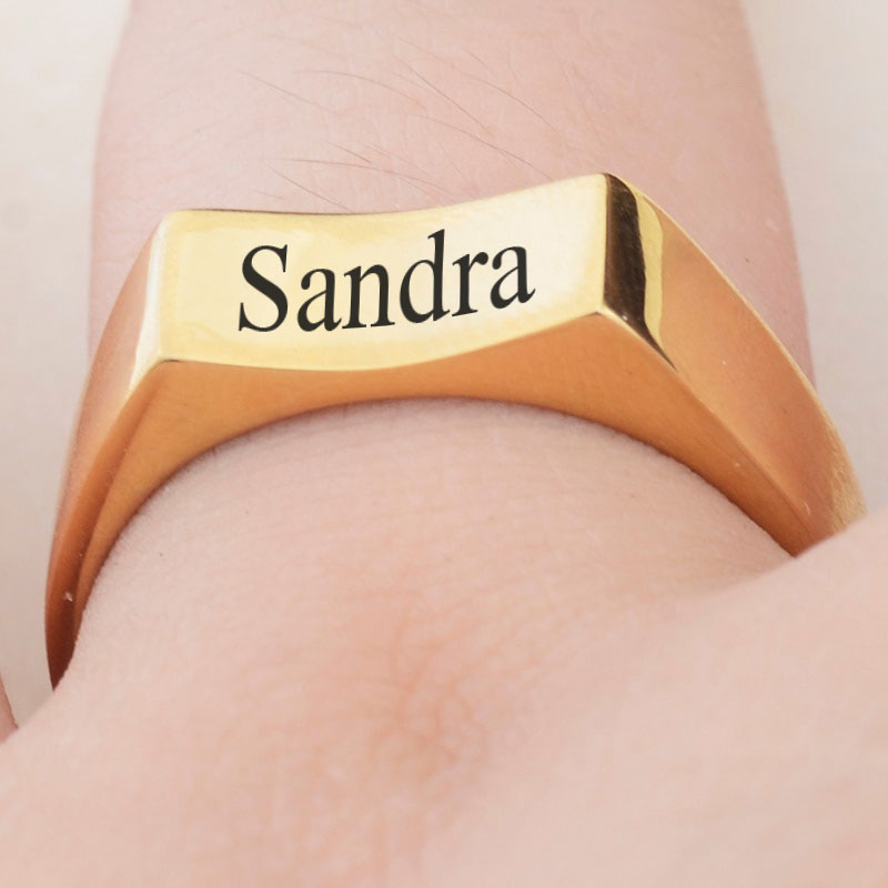 Anillo de Sello Personalizado 
