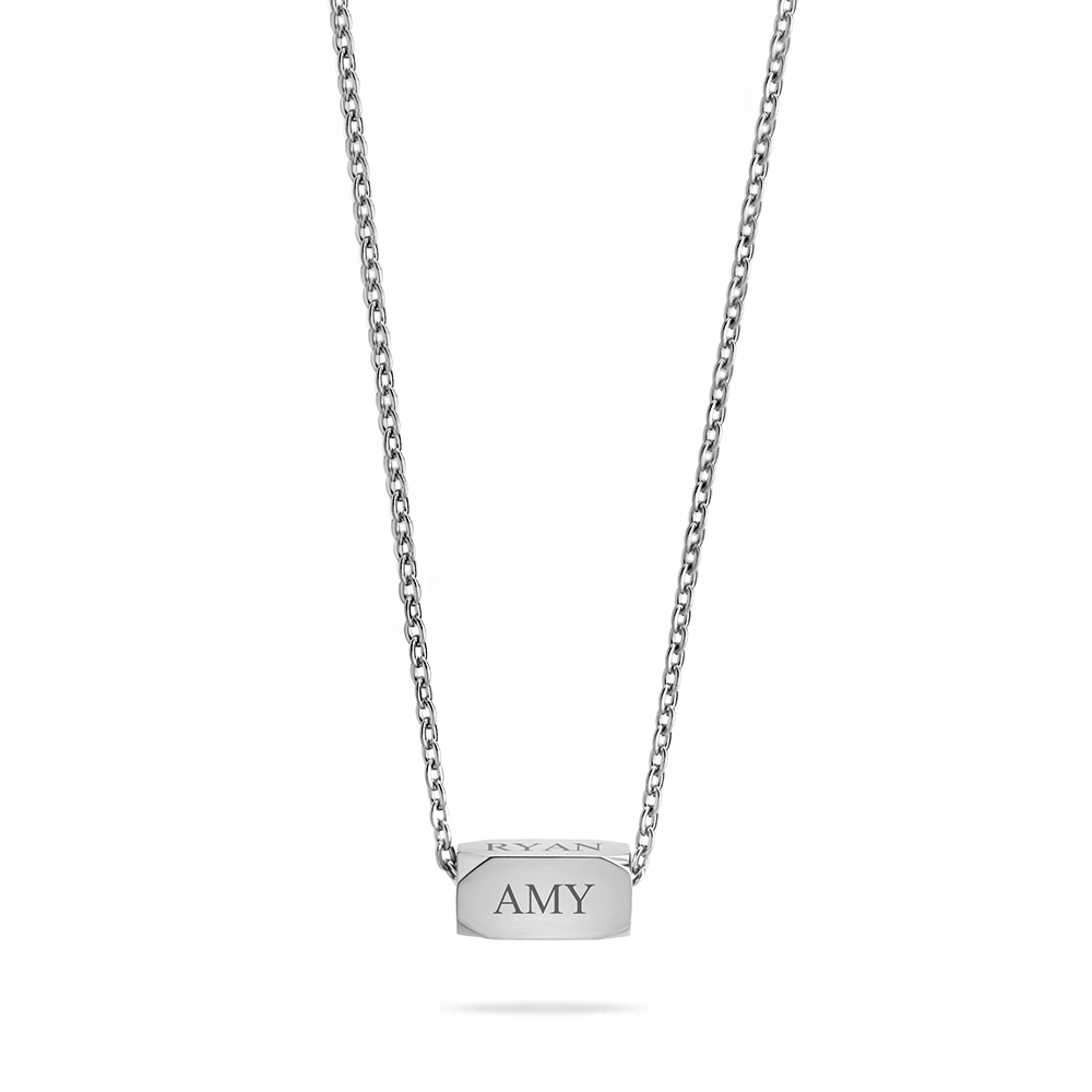 Collar de Barra Giratoria Grabada 