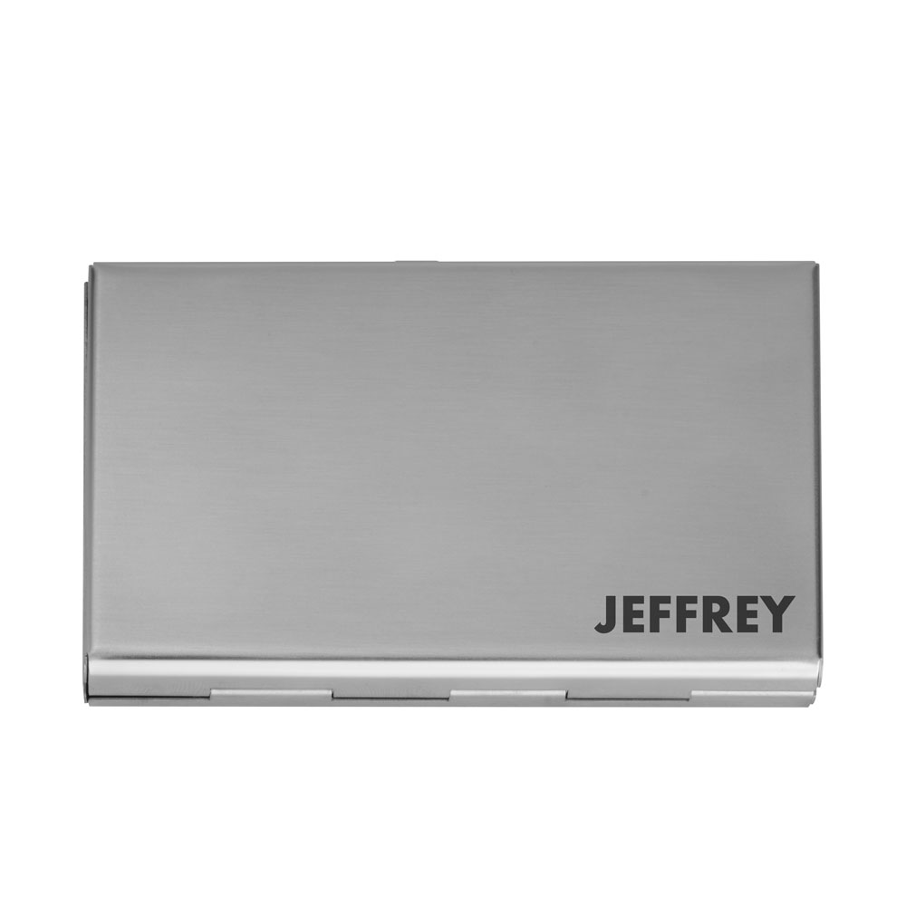 Porta-Tarjetas de Metal Grabado 