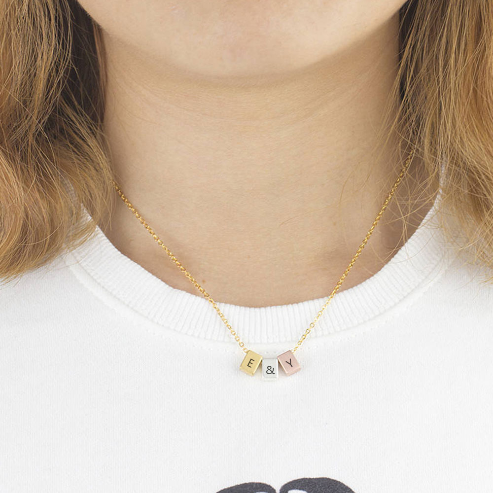 Collar Minimalista Tres Tonos 