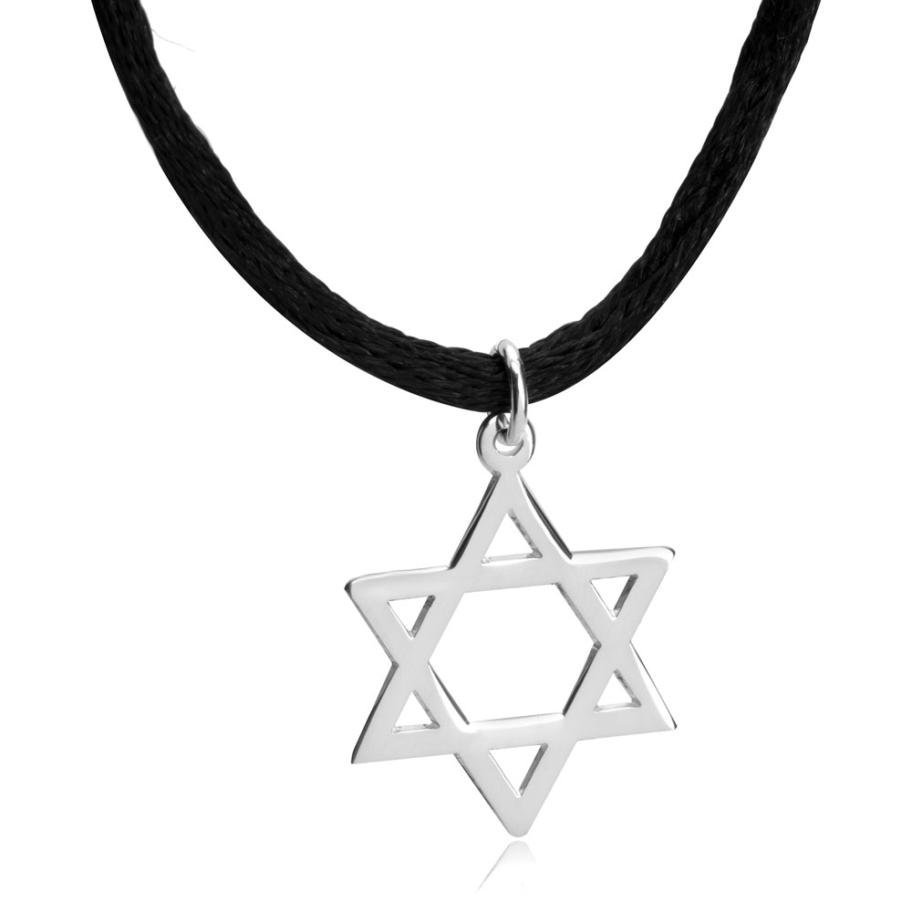 Star of David Cord Necklace