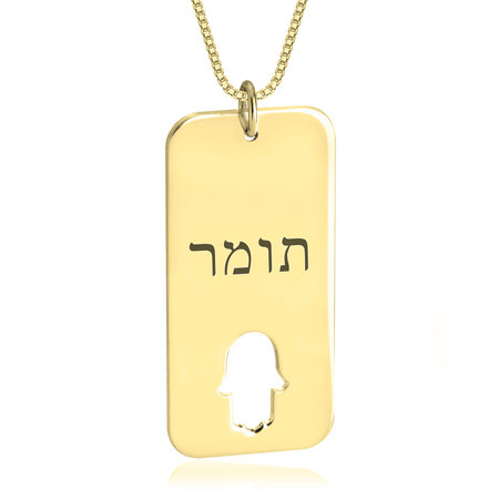 24k gold dog tags