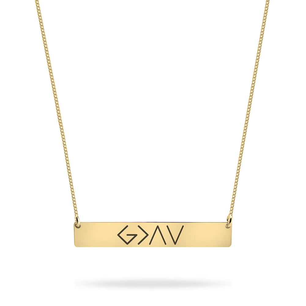 Collar Dios Es Más Grande Que Los Altos y Bajos